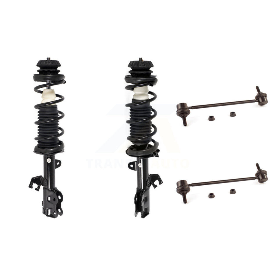 Front Complete Shock Assembly And TOR Link Kit For Nissan Versa Note KSS-104070