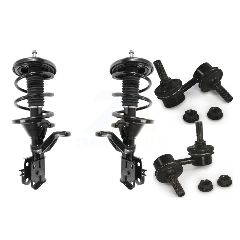 Front Complete Shock Assembly And TQ Link Kit For 2002-2004 Acura RSX KSS-104087
