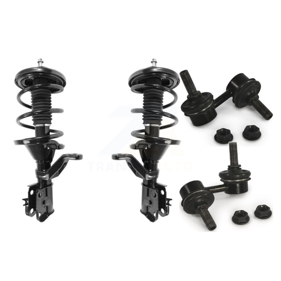 Front Complete Shock Assembly And TQ Link Kit For 2002-2004 Acura RSX KSS-104087