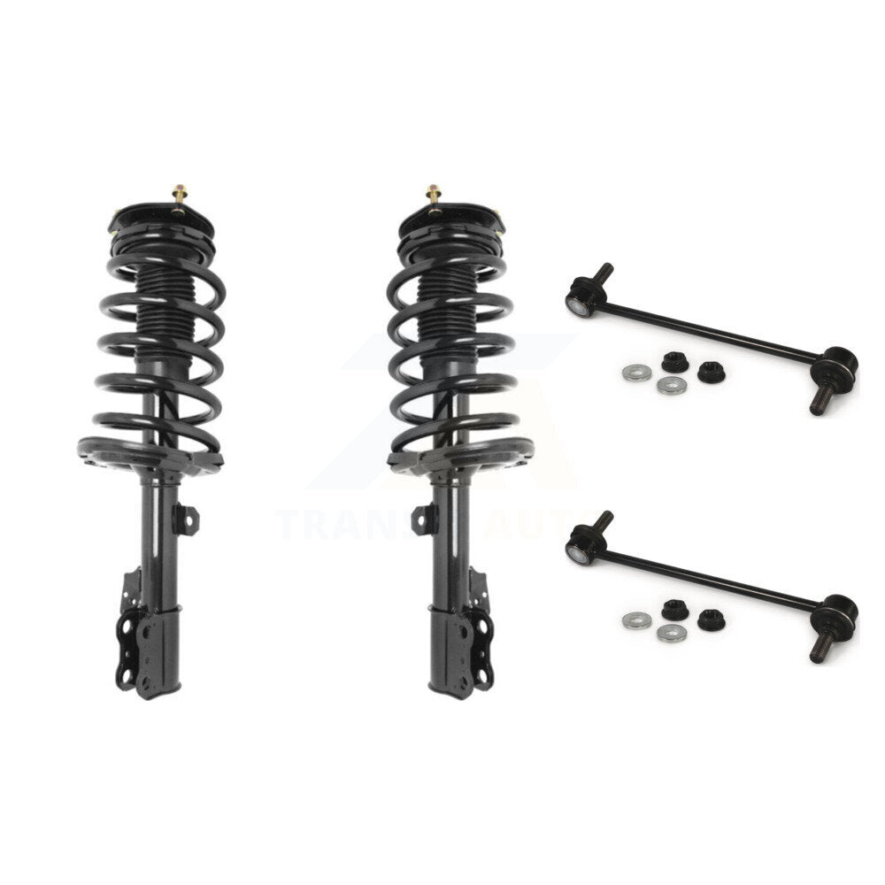Front Shock Assembly And TQ Link Kit For 2005-2010 Toyota Sienna FWD AWD 8 Passenger Only KSS-104092