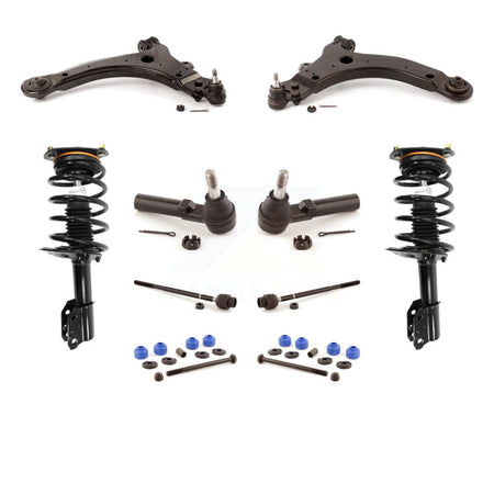Front Control Arms Complete Shock Tie Rods Link Sway Bar Kit (10Pc) For Chevrolet Impala KSS-104107