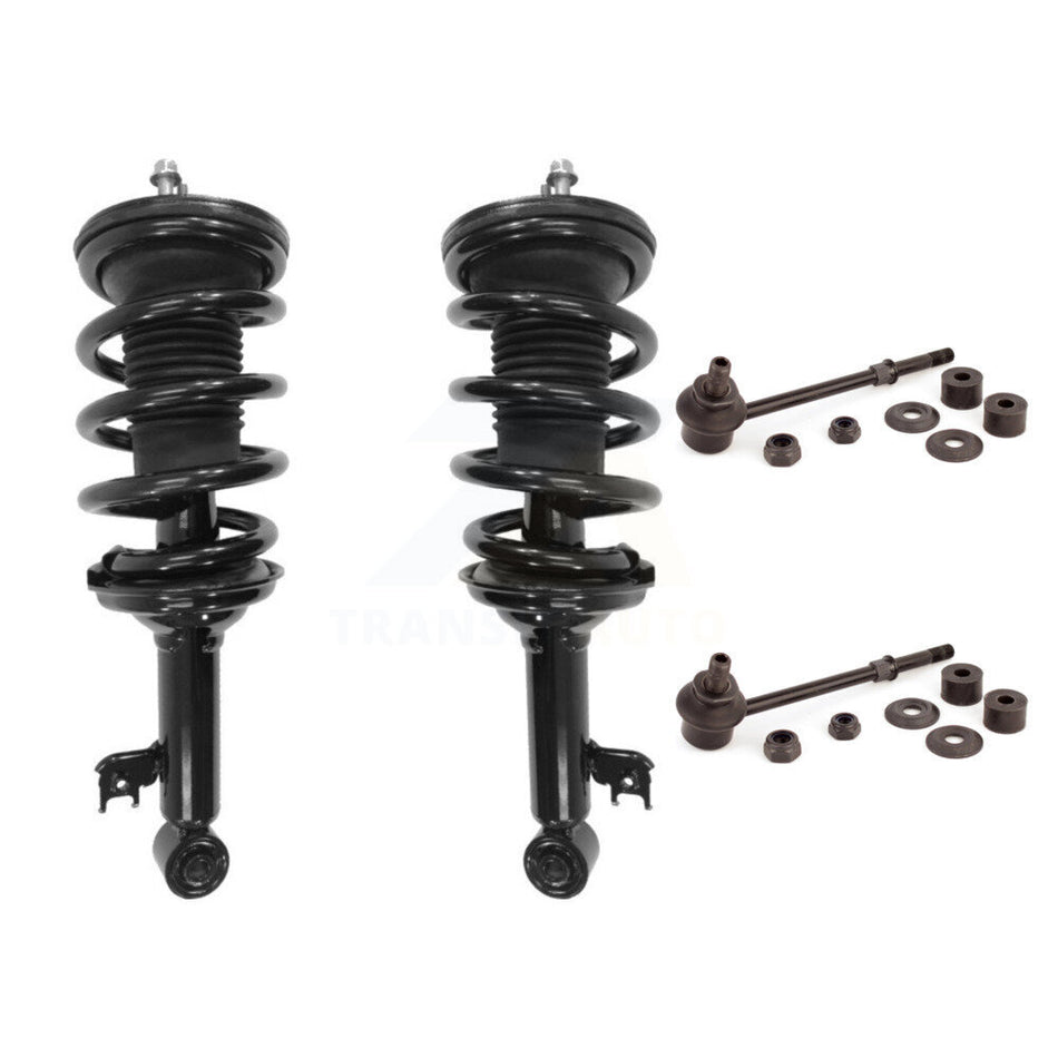 Front Complete Shock Assembly And TOR Link Kit For 2005-2015 Toyota Tacoma Base with RWD KSS-104127