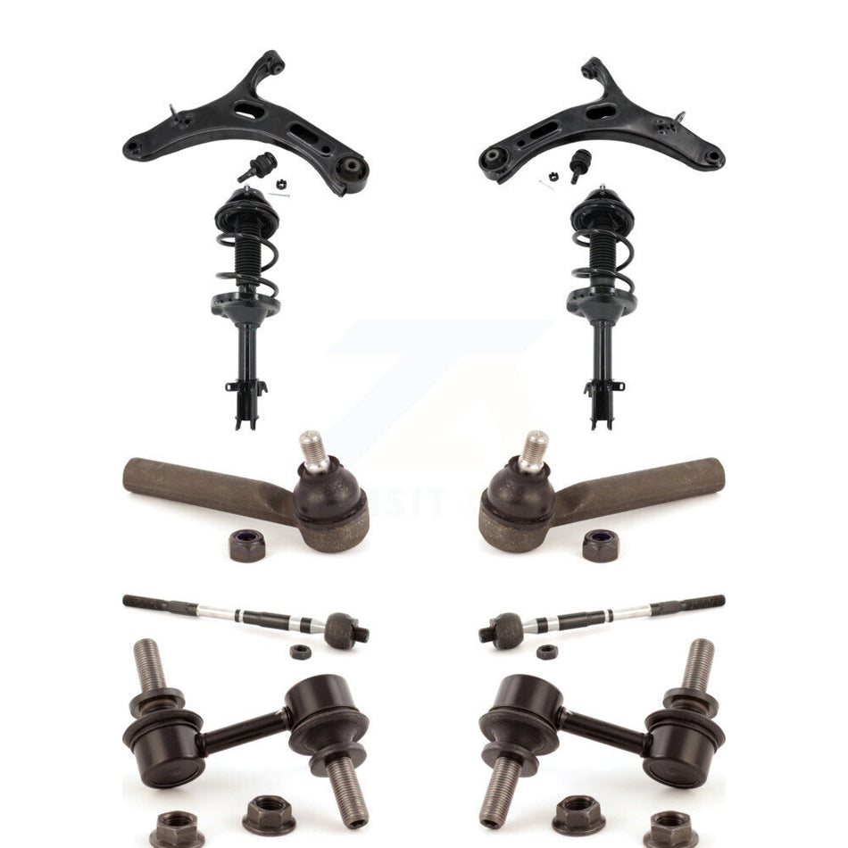 Front Arms Complete Shock Tie Rods Link Sway Bar Kit (10Pc) For 2013-2014 Subaru Outback KSS-104140