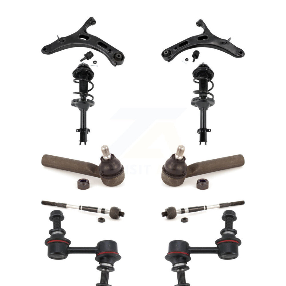 Front Arms Complete Shock Tie Rods Link Sway Bar Kit (10Pc) For 2013-2014 Subaru Outback KSS-104140