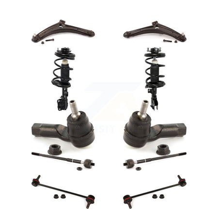 Front Control Arms Complete Shock Tie Rods Link Sway Bar Kit (10Pc) For Mitsubishi Lancer KSS-104142