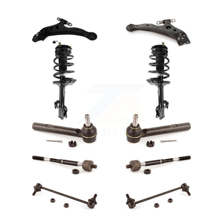 Front Control Arms & Complete Shock Tie Rods Link Sway Bar Kit (10Pc) For Lexus RX330 AWD KSS-104144