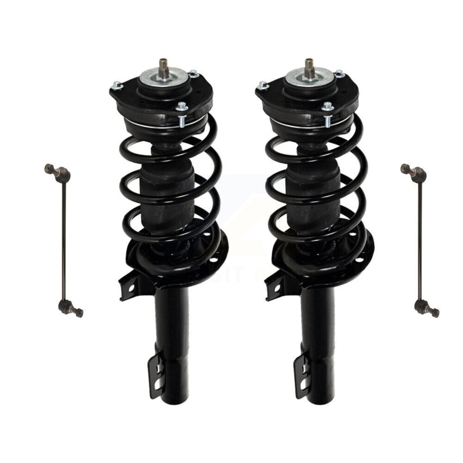 Front Complete Shock Assembly And TQ Link Kit For Volkswagen Jetta KSS-104160