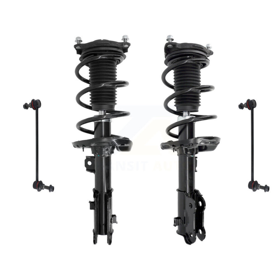 Front Complete Shock Assembly And TOR Link Kit For Hyundai Elantra Kia Forte KSS-104165