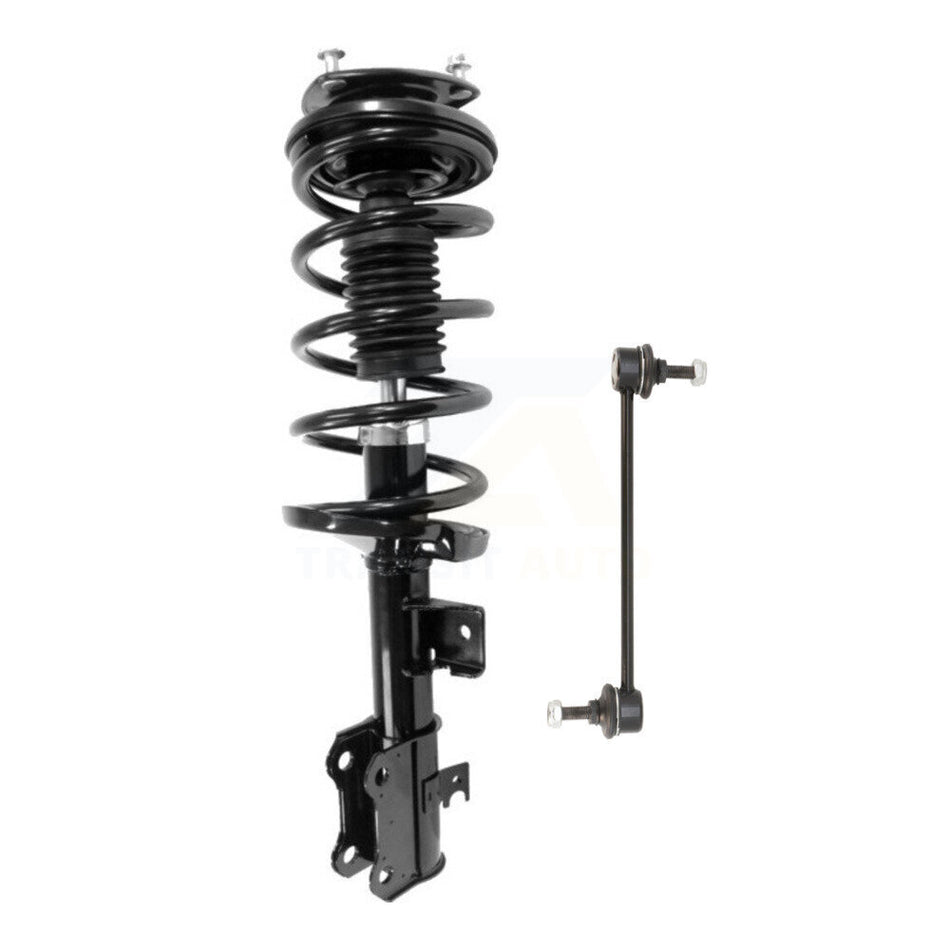 Front Left Complete Shock Assembly And TQ Link Kit For 2010-2013 Ford Transit Connect KSS-104456