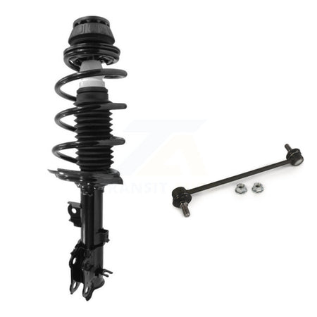 Front Left Complete Shock Assembly And TQ Link Kit For 2012-2017 Hyundai Accent Kia Rio KSS-104457