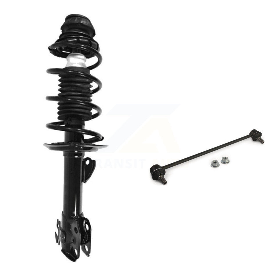 Front Left Complete Shock Assembly And TQ Link Kit For Toyota Yaris Prius C KSS-104469