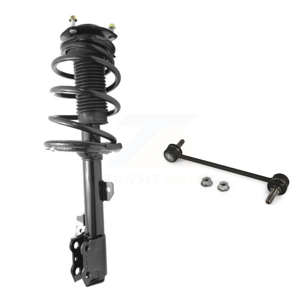 Front Left Complete Shock Assembly & TQ Link Kit For Lexus RX350 Toyota Highlander RX450h KSS-104499