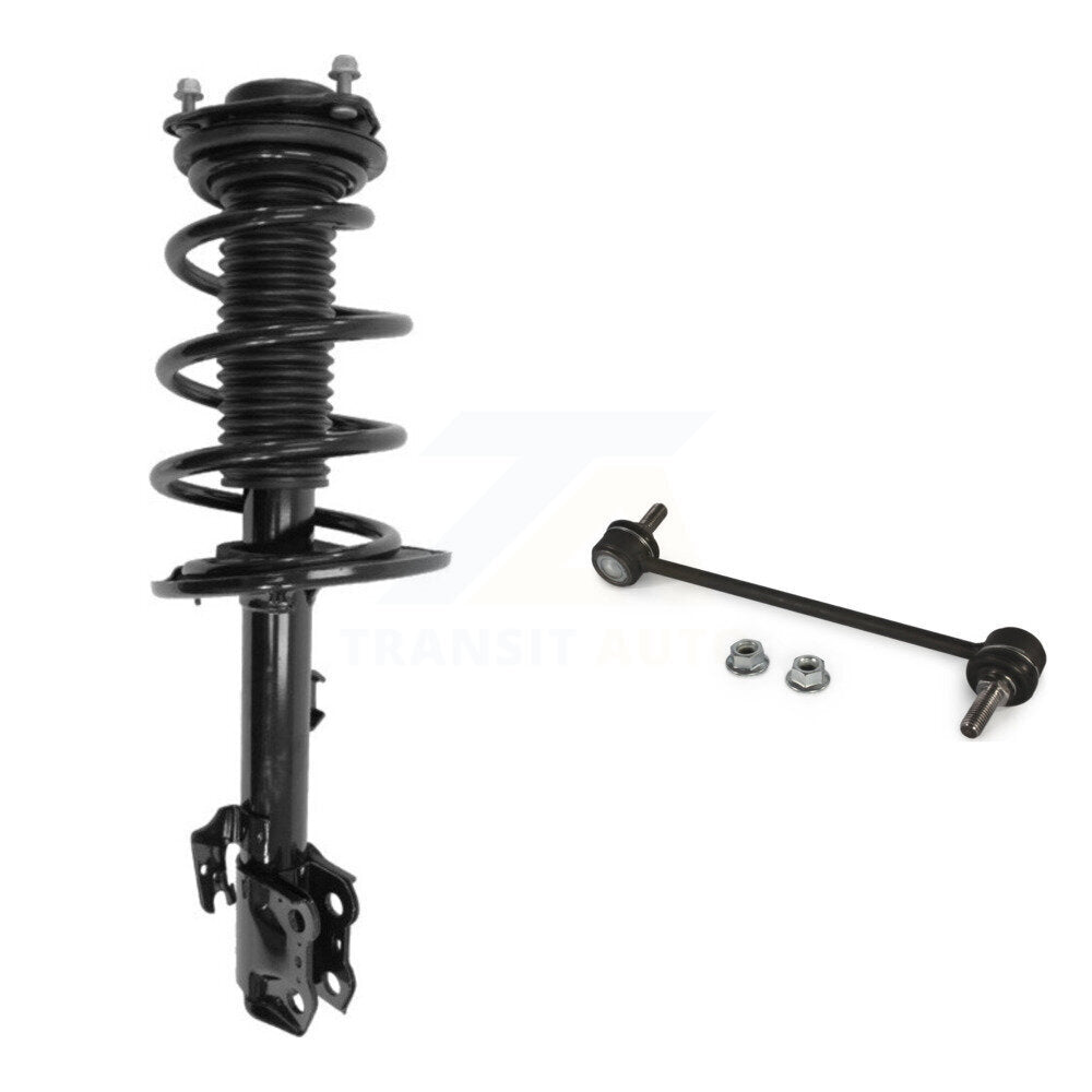 Front Left Shock Assembly And TQ Link Kit For Toyota Highlander Excludes Sport Suspension KSS-104502
