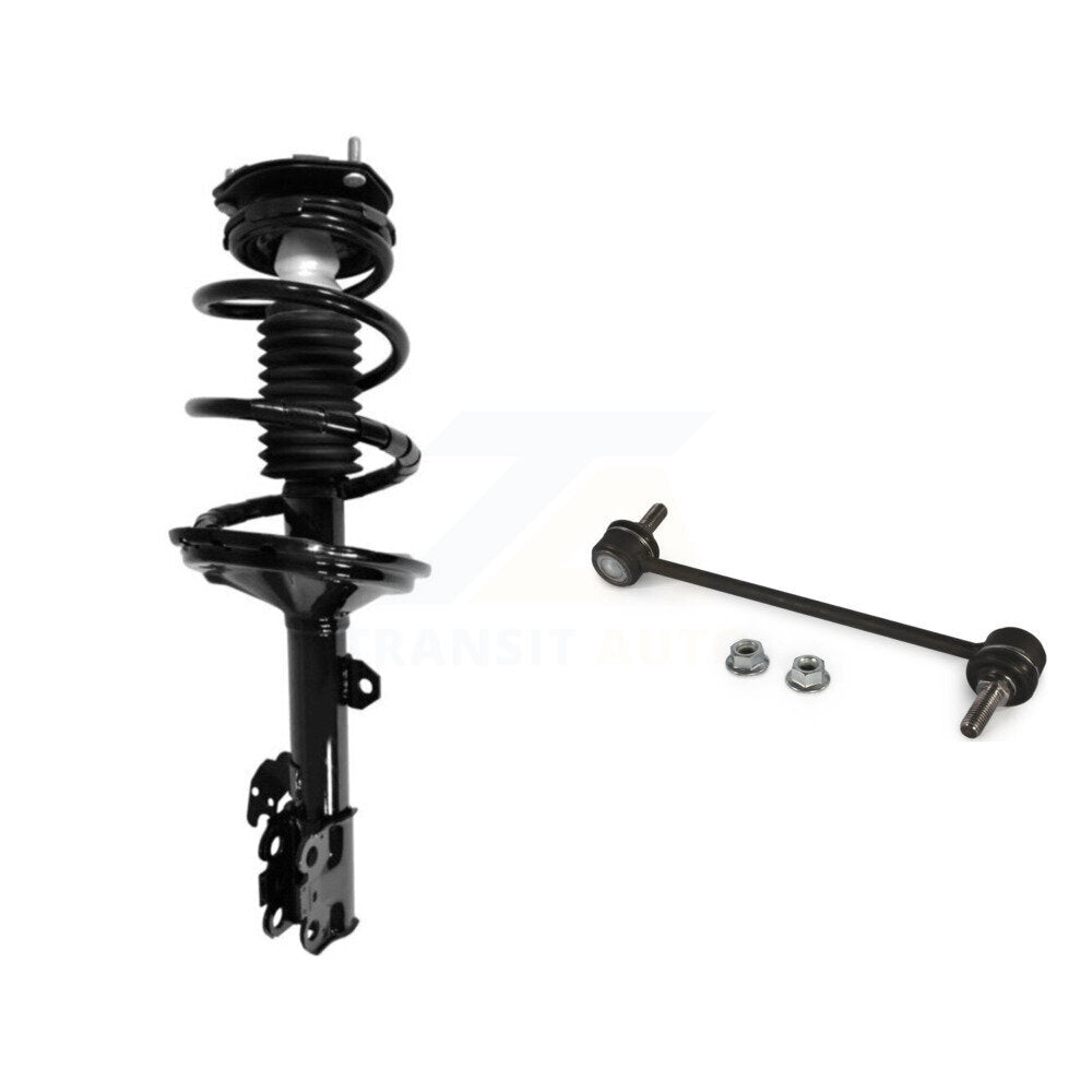 Front Left Shock Assembly And TQ Link Kit For Toyota Highlander Excludes Touring Edition KSS-104506