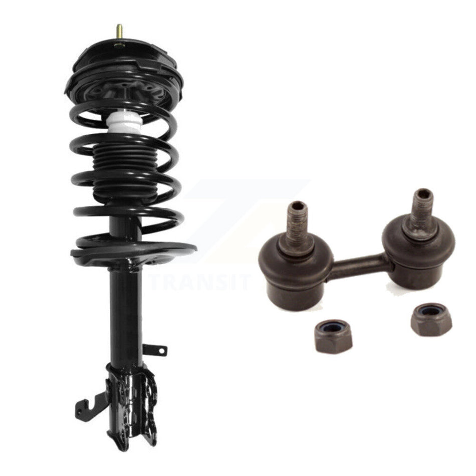 Front Left Complete Shock Assembly And TQ Link Kit For Toyota Corolla Chevrolet Prizm KSS-104510