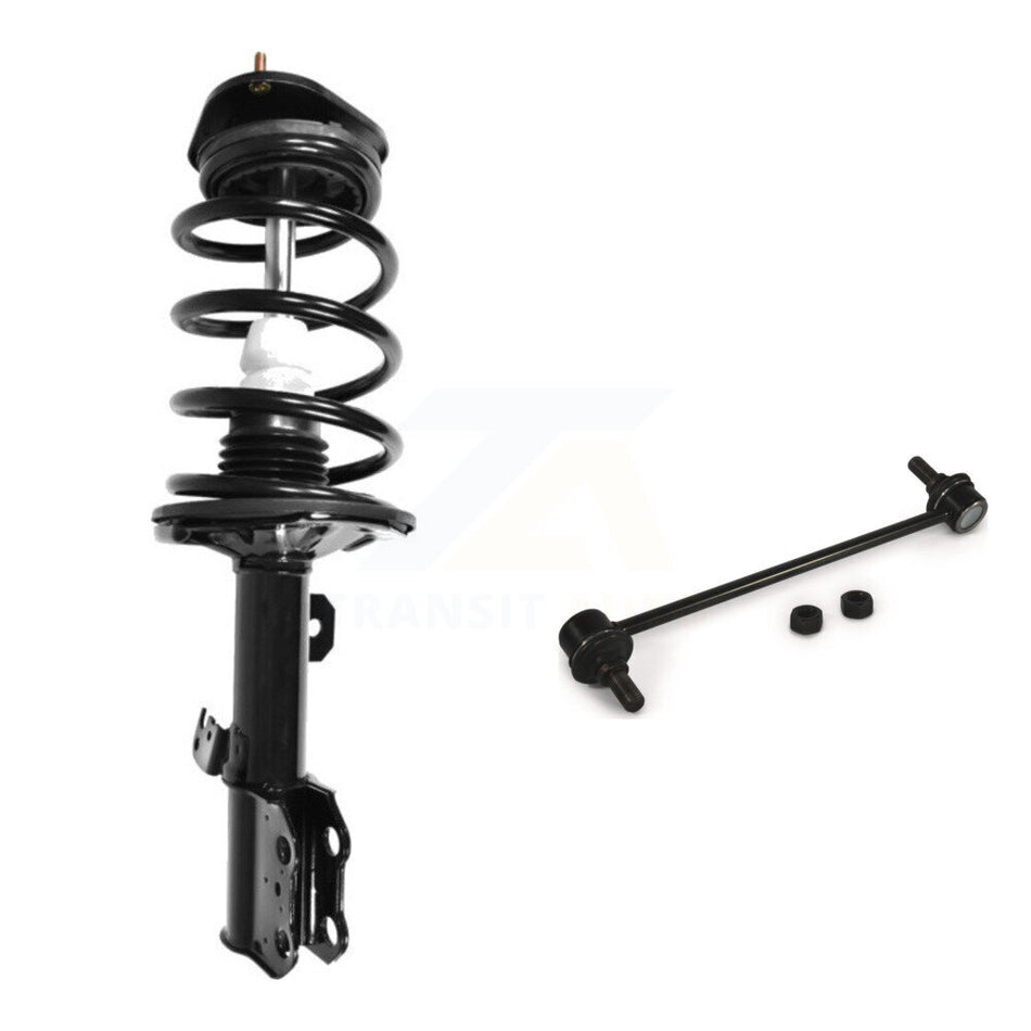 Front Left Complete Shock Assembly & TQ Link Kit For 2003-2008 Toyota Matrix Pontiac Vibe KSS-104544