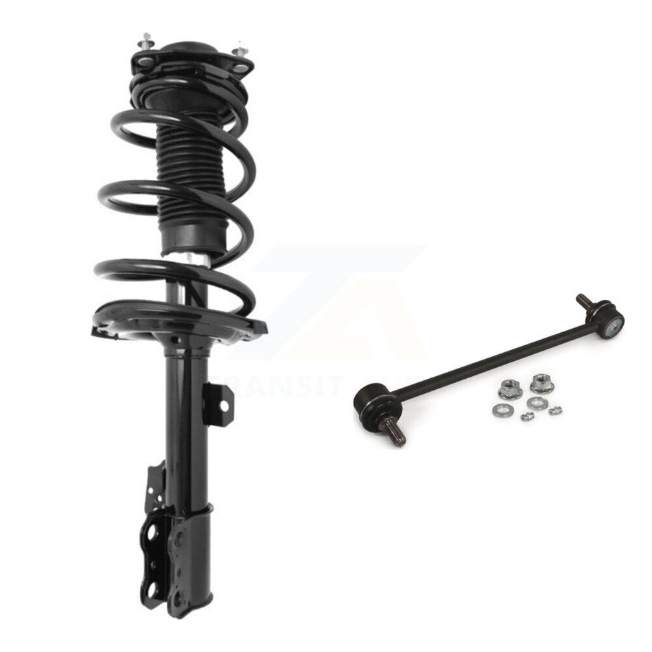 Front Left Shock Assembly And TQ Link Kit For 2011-2020 Toyota Sienna FWD Excludes AWD KSS-104551