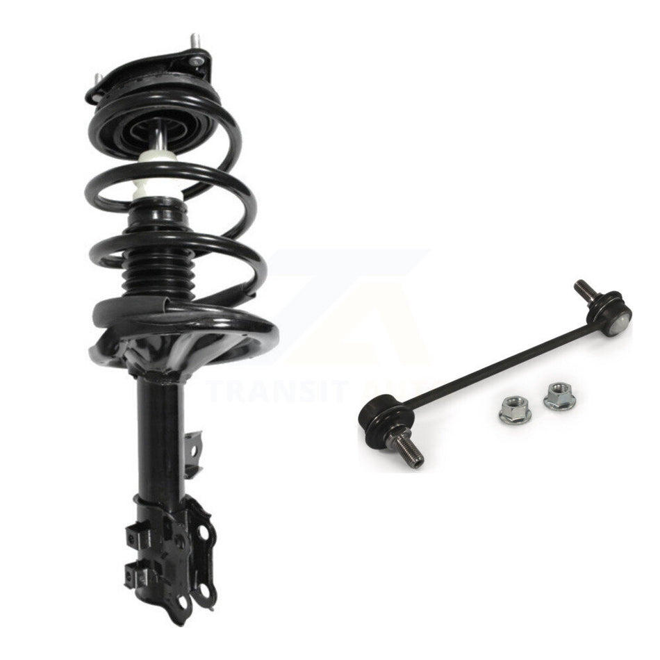 Front Left Complete Shock Assembly And TQ Link Kit For 2007-2010 Hyundai Elantra KSS-104554
