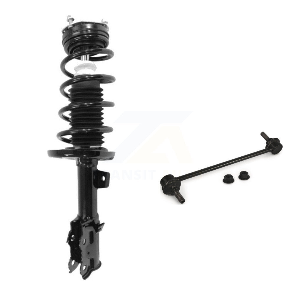 Front Left Complete Shock Assembly And TQ Link Kit For 2011-2019 Ford Fiesta KSS-104571