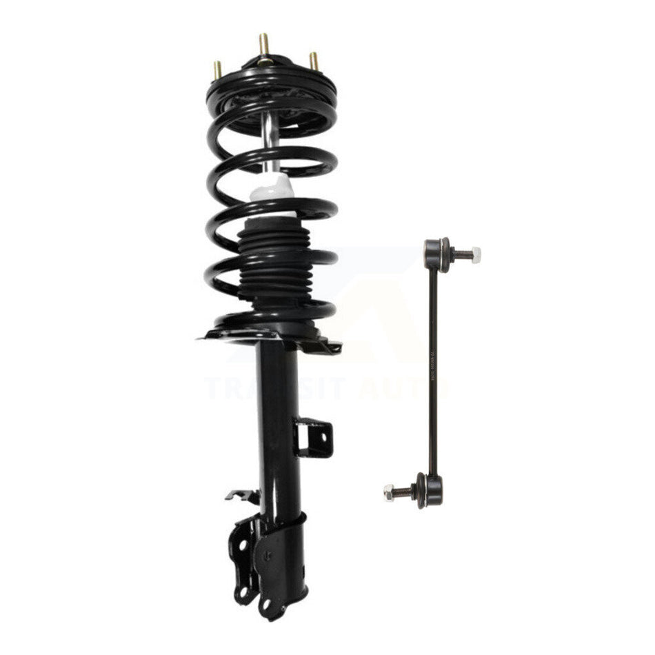Front Left Complete Shock Assembly & TQ Link Kit For 2001-2004 Ford Escape Mazda Tribute KSS-104573