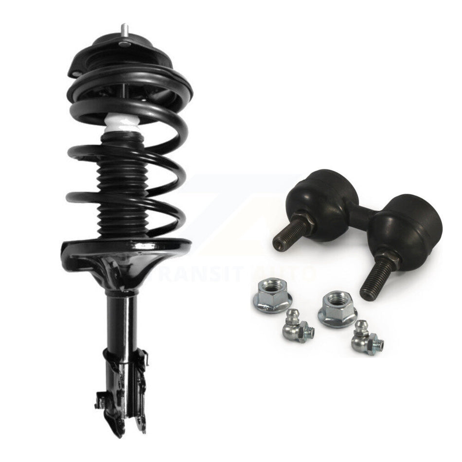 Front Left Complete Shock Assembly And TQ Link Kit For 2001-2006 Hyundai Elantra KSS-104575