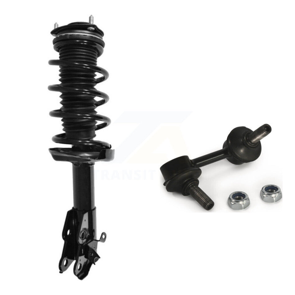 Front Left Complete Shock Assembly And TQ Link Kit For Honda Civic Acura CSX KSS-104603