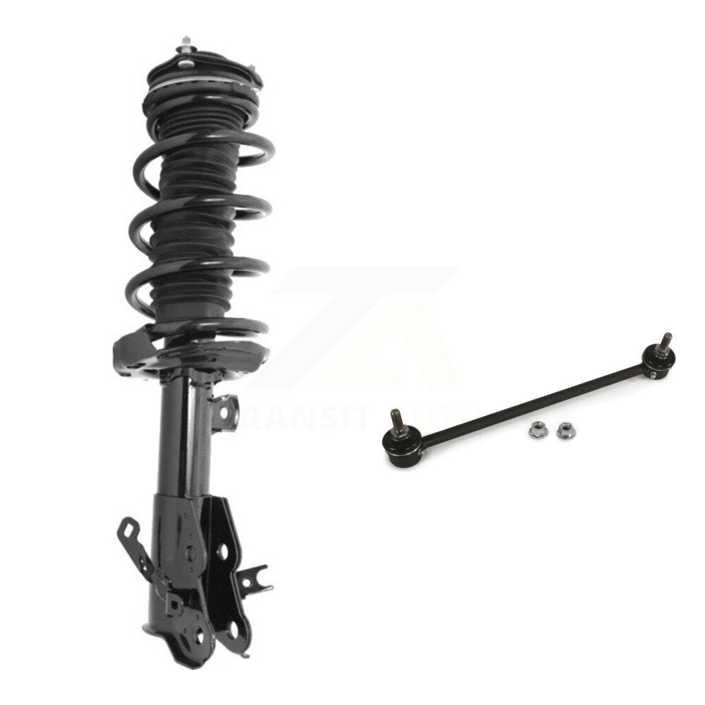 Front Left Complete Shock Assembly & TQ Link Kit For Honda Civic Excludes Coupe Si Models KSS-104607