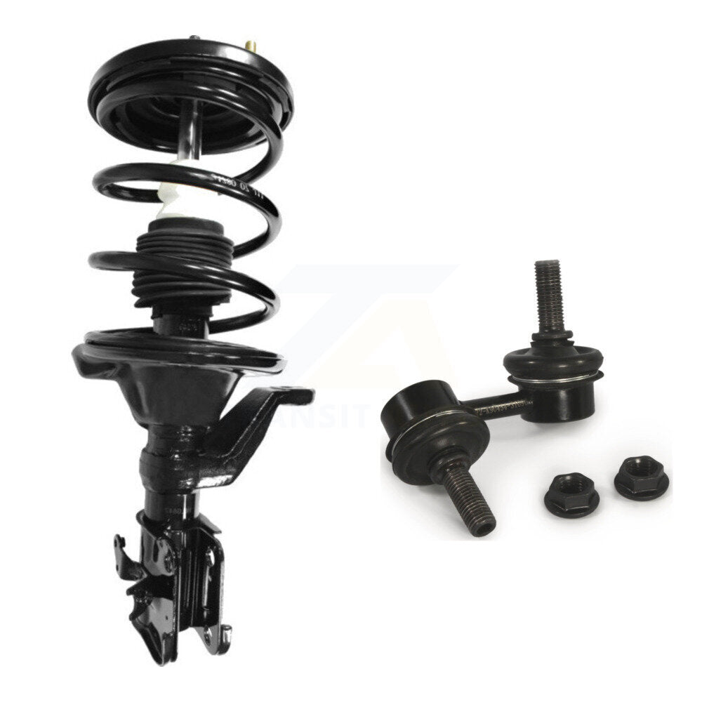 Front Left Complete Shock Assembly And TQ Link Kit For Honda Civic Acura EL KSS-104618