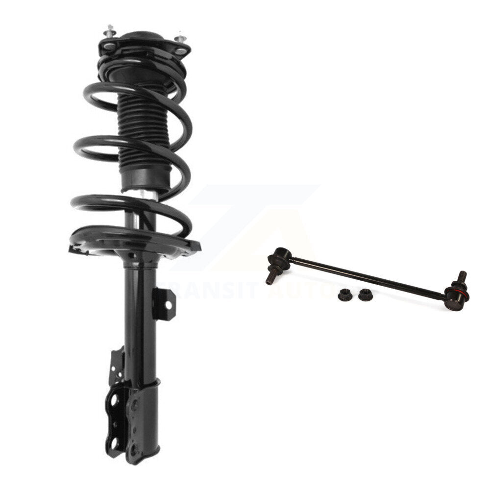 Front Left Shock Assembly And TOR Link Kit For 2011-2020 Toyota Sienna FWD Excludes AWD KSS-104656