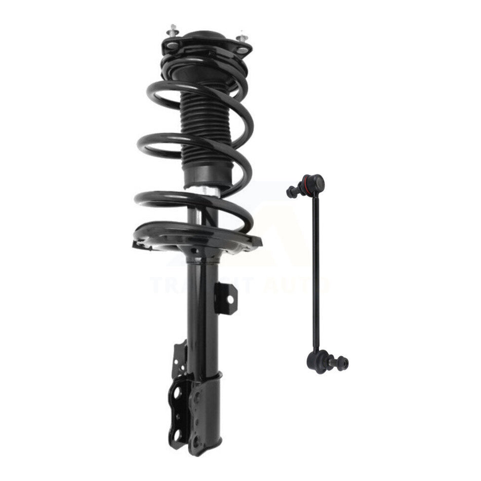 Front Left Shock Assembly And TOR Link Kit For 2011-2020 Toyota Sienna FWD Excludes AWD KSS-104656