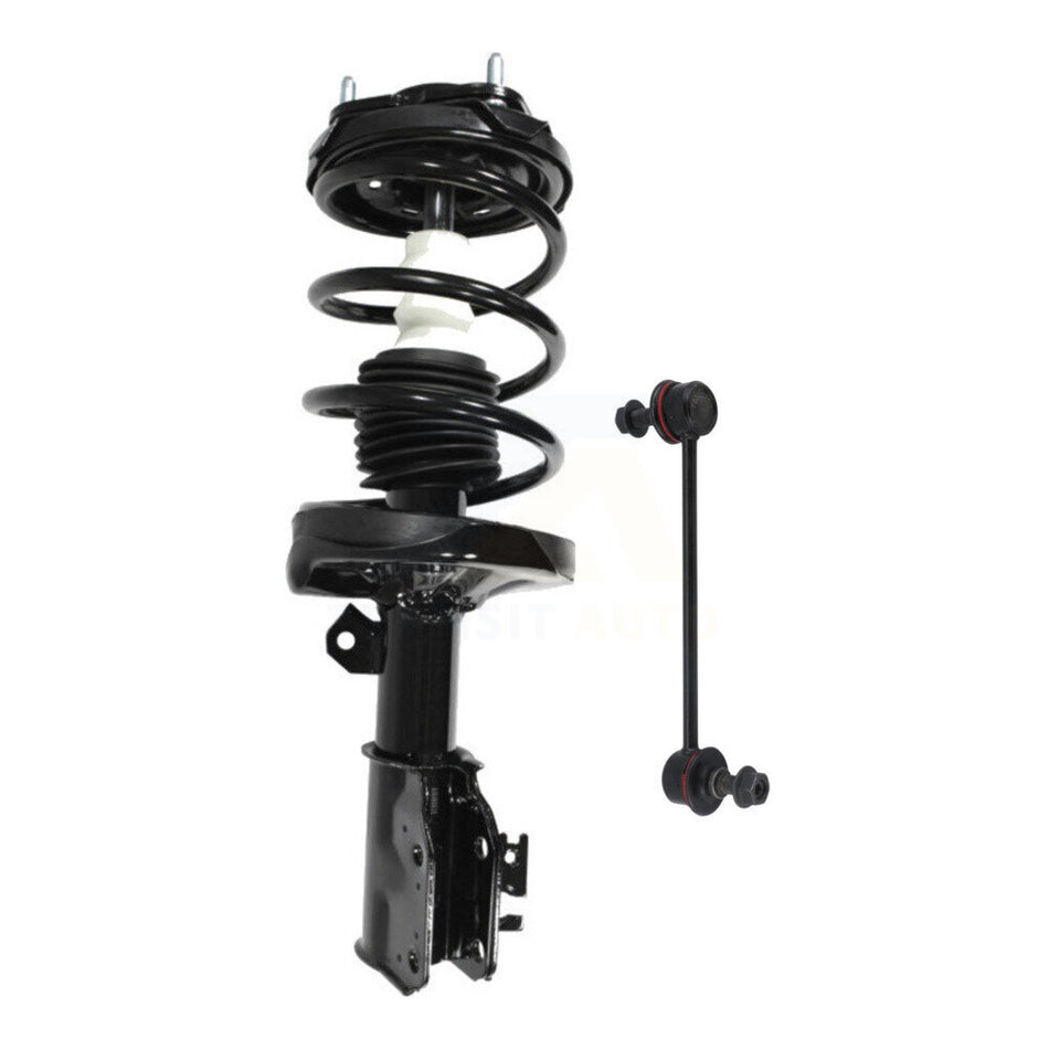 Front Left Shock Assembly And TOR Link Kit For 2000 Mazda Protege Production from 10 00 KSS-104709