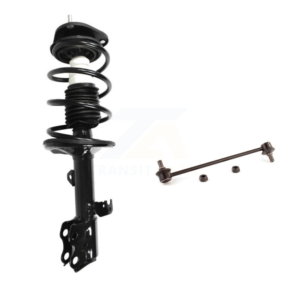 Front Left Complete Shock Assembly & TOR Link Kit For Toyota Corolla Matrix Pontiac Vibe KSS-104730