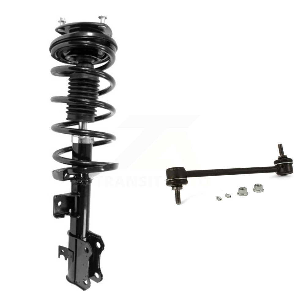 Front Right Complete Shock Assembly And TQ Link Kit For 2010-2013 Ford Transit Connect KSS-104813