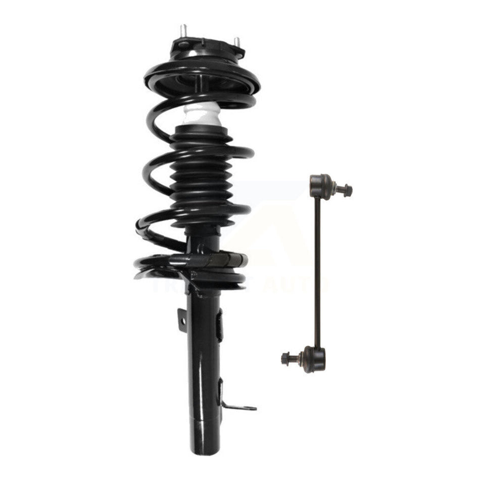 Front Right Complete Shock Assembly And TQ Link Kit For Ford Focus Excludes SVT Models KSS-104831