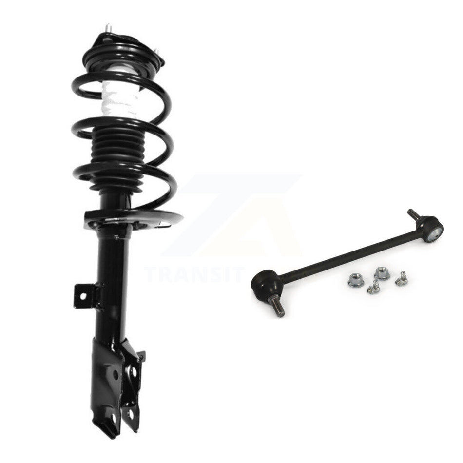 Front Right Complete Shock Assembly & TQ Link Kit For Jeep Dodge Caliber Patriot Compass KSS-104835
