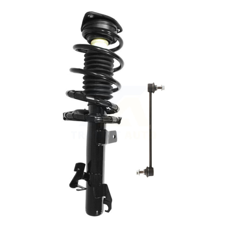 Front Right Complete Shock Assembly & TQ Link Kit For Mazda 3 5 Excludes MazdaSpeed Model KSS-104913