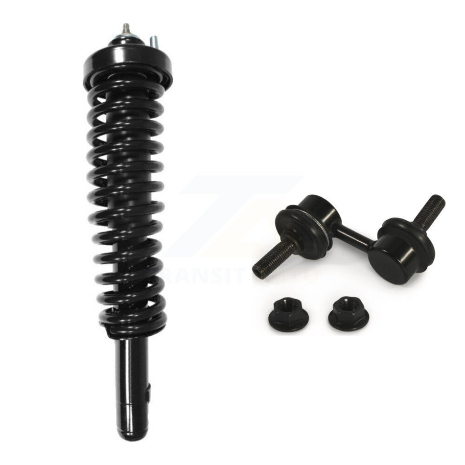 Front Right Complete Shock Assembly And TQ Link Kit For 1999-2000 Honda Civic Si KSS-104926