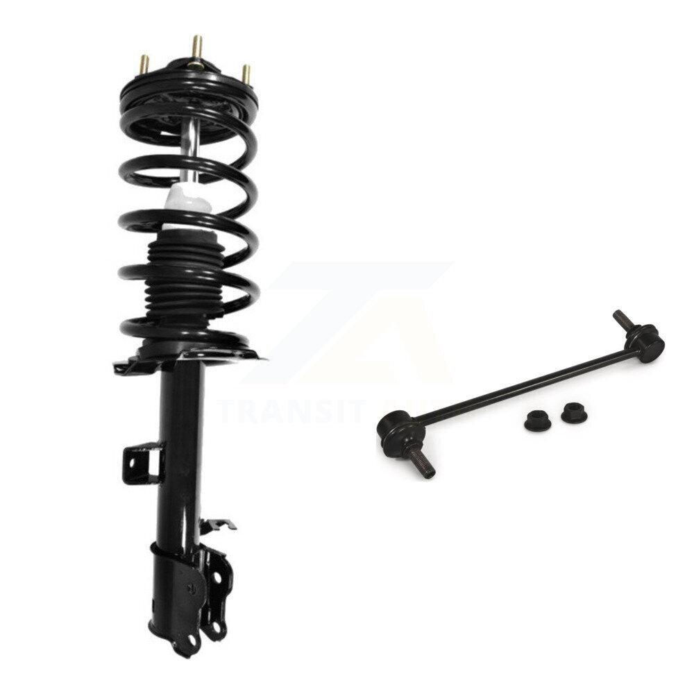 Front Right Complete Shock Assembly & TQ Link Kit For 2001-2004 Ford Escape Mazda Tribute KSS-104930