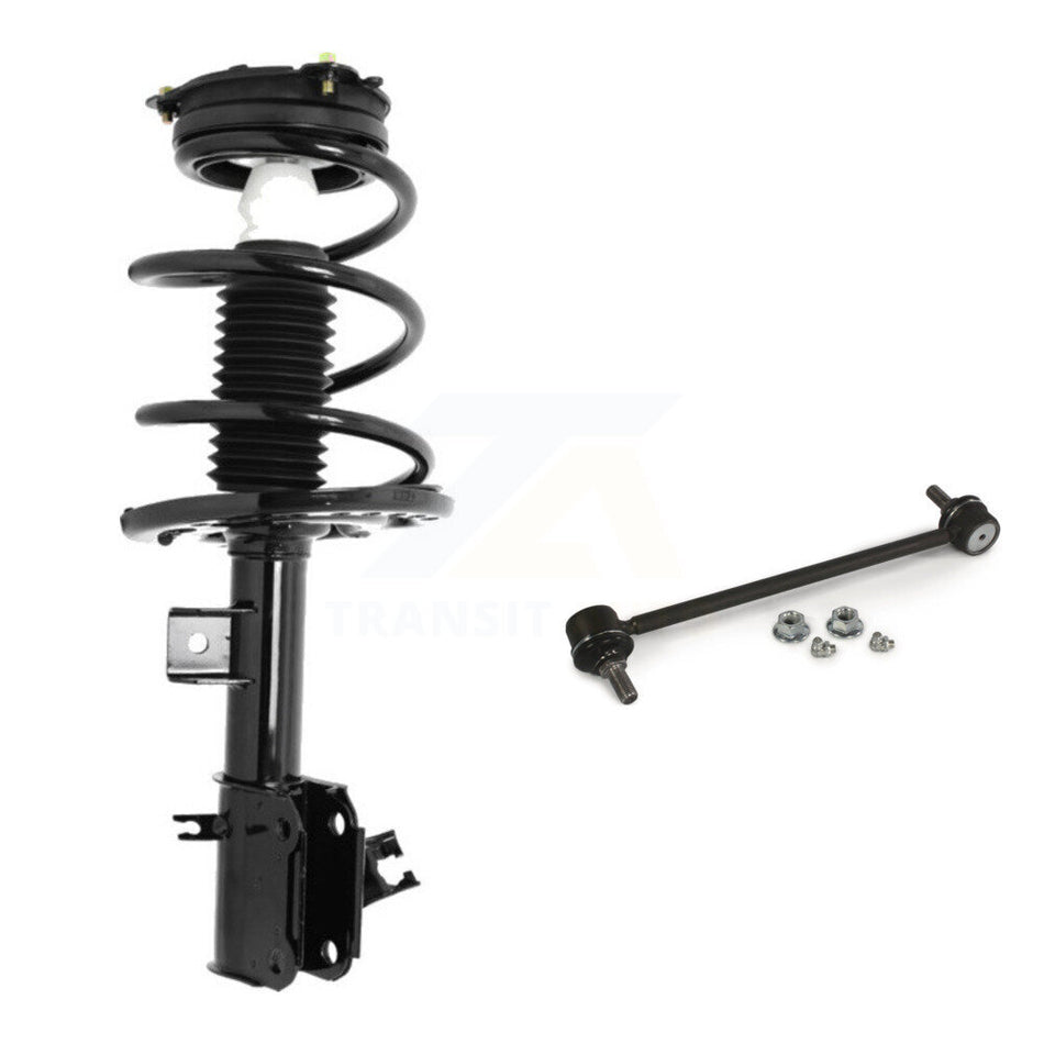 Front Right Shock Assembly & TQ Link Kit For 13-18 Nissan Altima Excludes Coupe V6 Engine KSS-104949