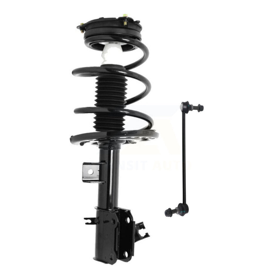 Front Right Shock Assembly & TQ Link Kit For 13-18 Nissan Altima Excludes Coupe V6 Engine KSS-104949