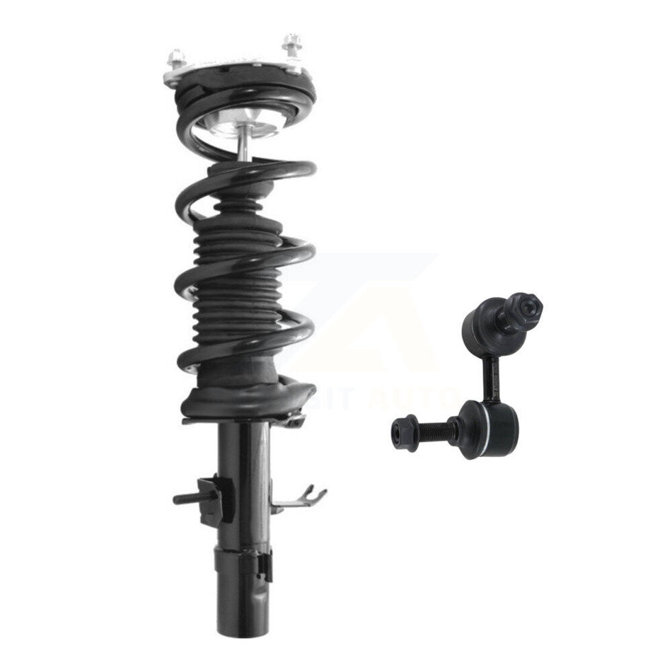 Front Right Complete Shock Assembly And TQ Link Kit For INFINITI G37 Q60 Coupe with AWD KSS-104953