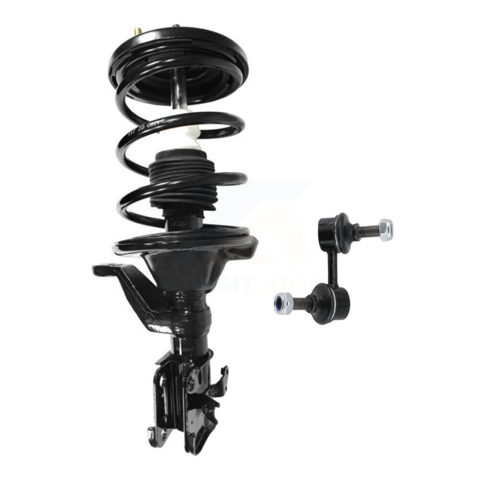 Front Right Complete Shock Assembly And TQ Link Kit For Honda Civic Acura EL KSS-104958