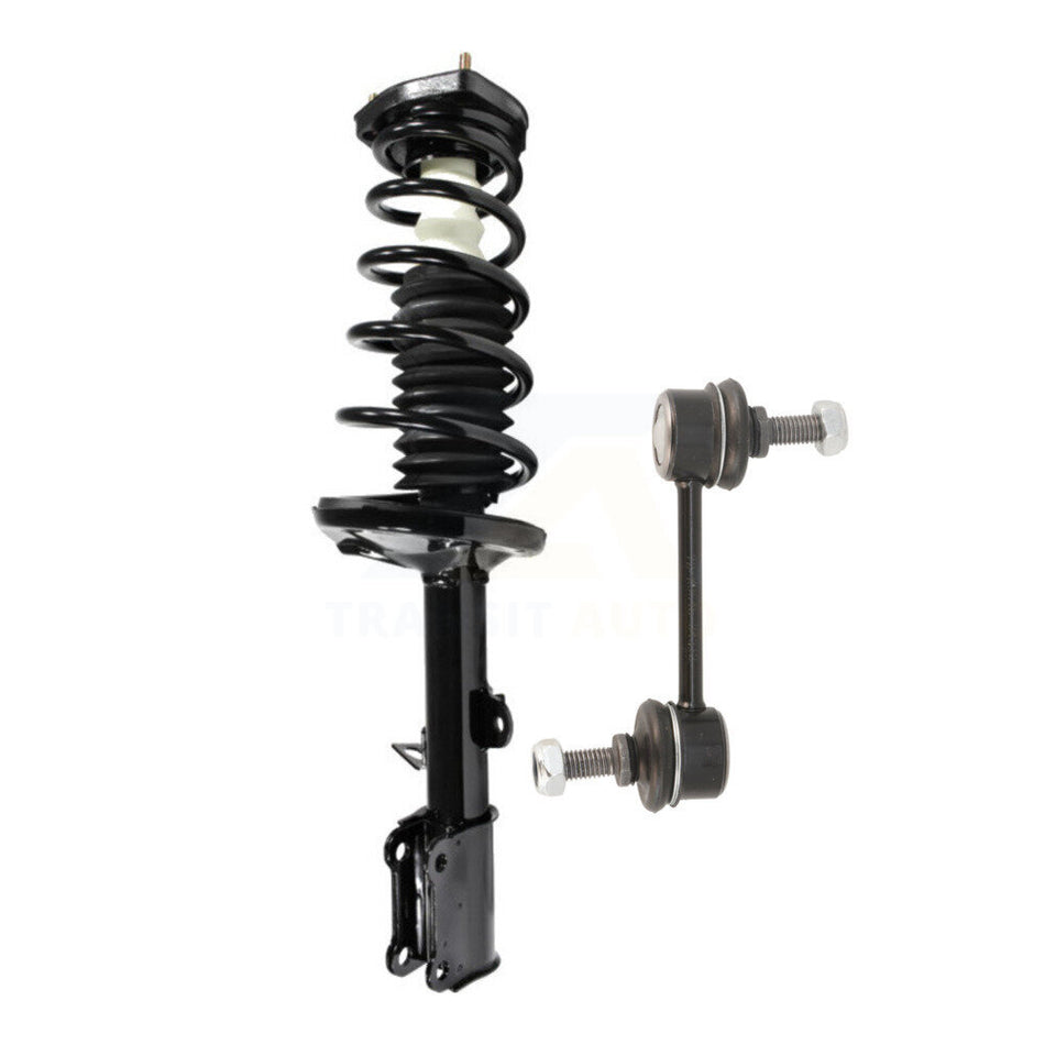 Rear Left Complete Shock Assembly And TQ Link Kit For Toyota Corolla Prizm Chevrolet Geo KSS-105313