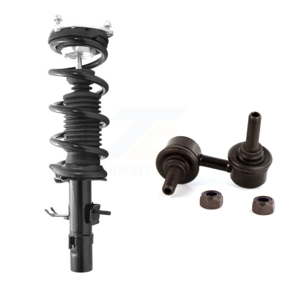 Front Left Complete Shock Assembly And TOR Link Kit For INFINITI G37 Q60 Coupe with AWD KSS-105373
