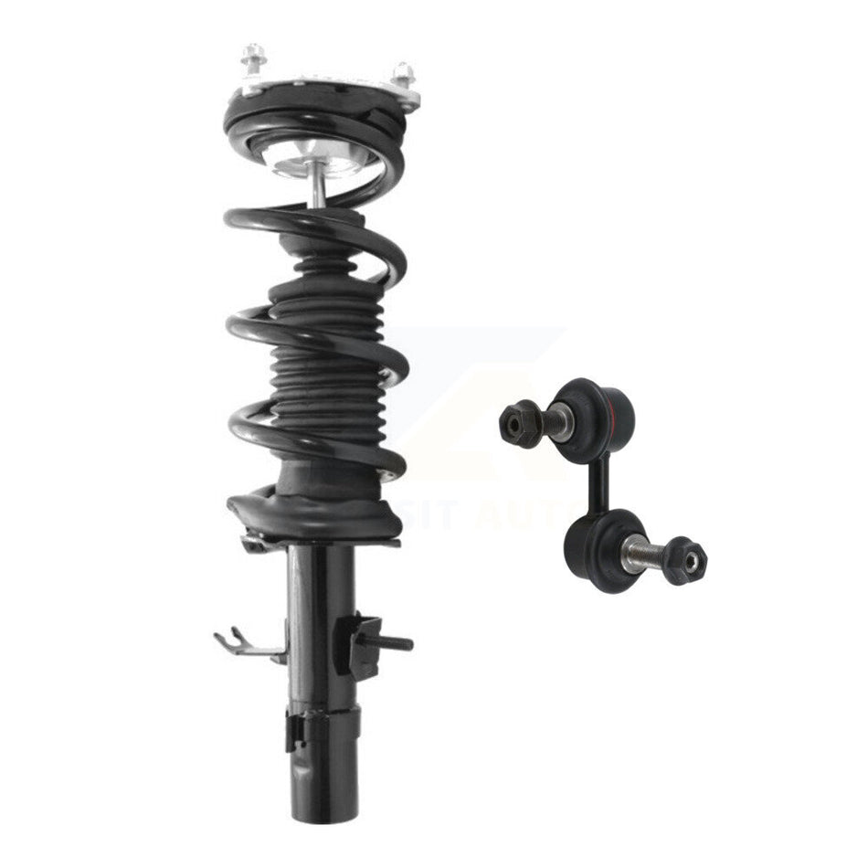 Front Left Complete Shock Assembly And TOR Link Kit For INFINITI G37 Q60 Coupe with AWD KSS-105373