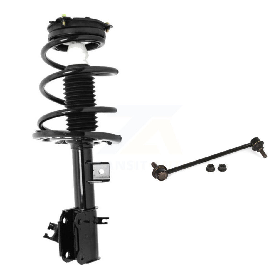 Front Left Shock Assembly & TOR Link Kit For 13-18 Nissan Altima Excludes Coupe V6 Engine KSS-105376