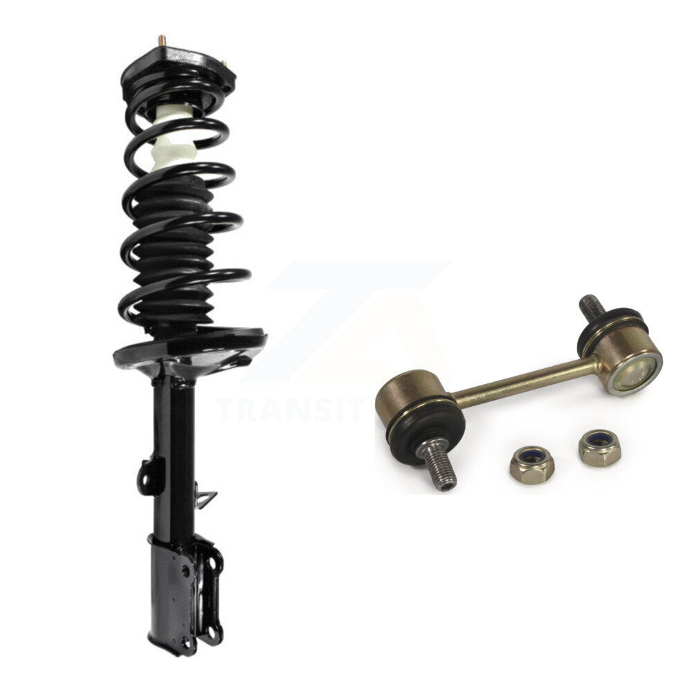Rear Right Complete Shock Assembly And TQ Link Kit For Toyota Corolla Prizm Chevrolet Geo KSS-105478