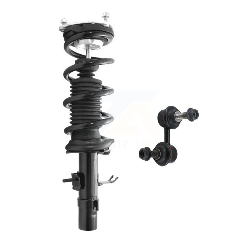 Front Right Complete Shock Assembly And TOR Link Kit For INFINITI G37 Q60 Coupe with AWD KSS-105531