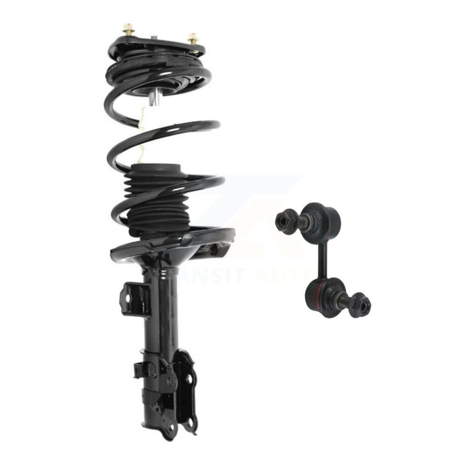 Front Right Complete Shock Assembly And TOR Link Kit For 2006 Hyundai Accent Hatchback KSS-105564