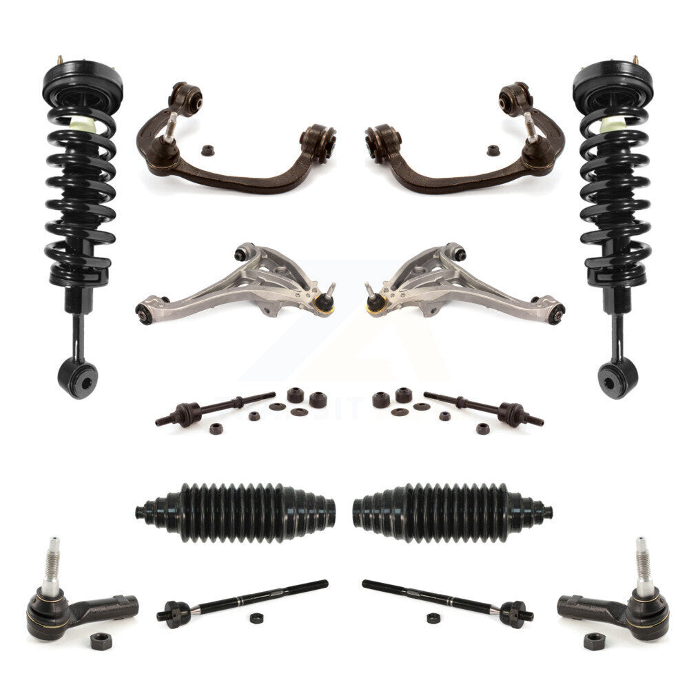 Front Suspension Arms Strut Assembly Link Kit (14Pc) For Ford F-150 Lincoln Mark LT 4WD KSS-107639